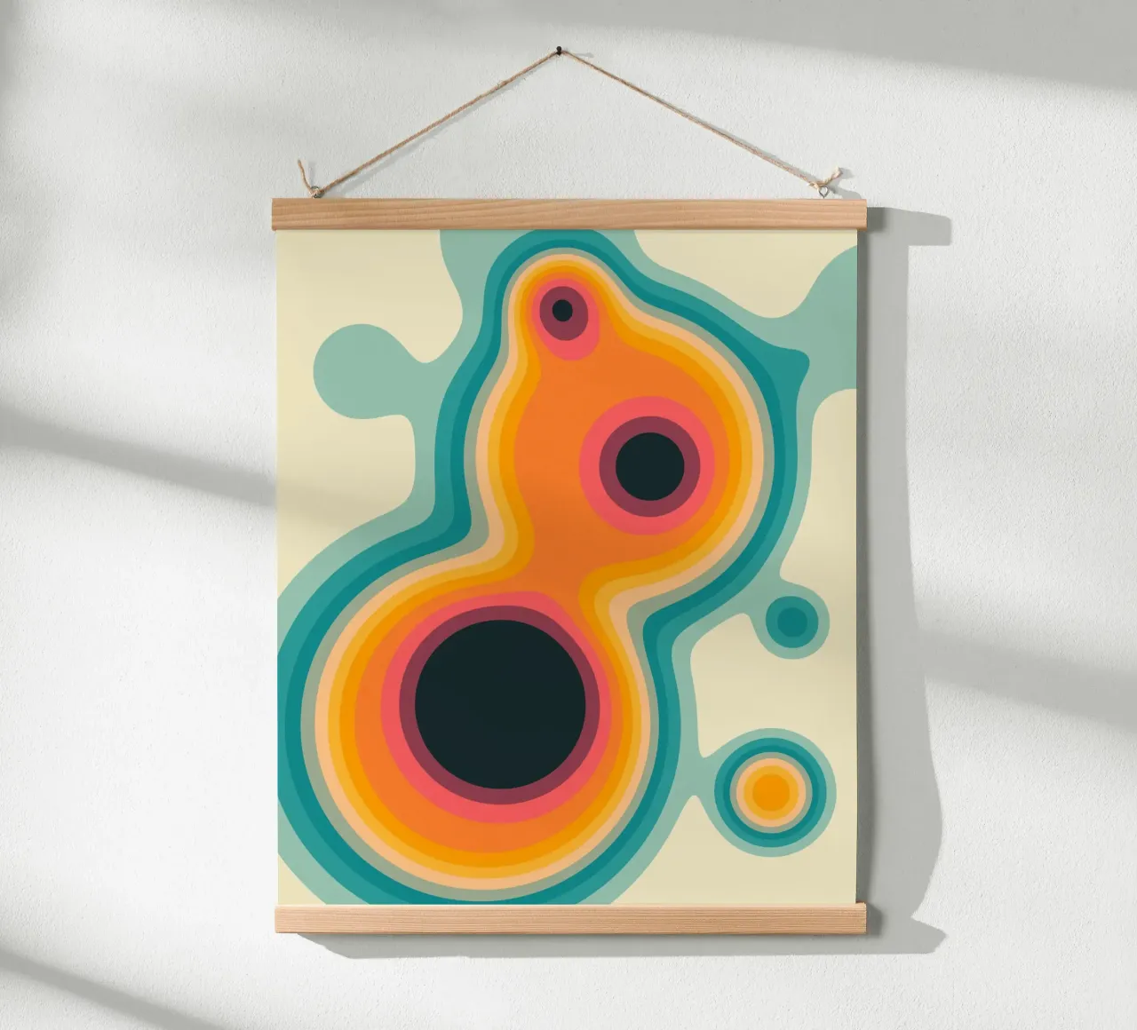 FLUX 2 poster con telaio in plastica da Jazzberry Blue