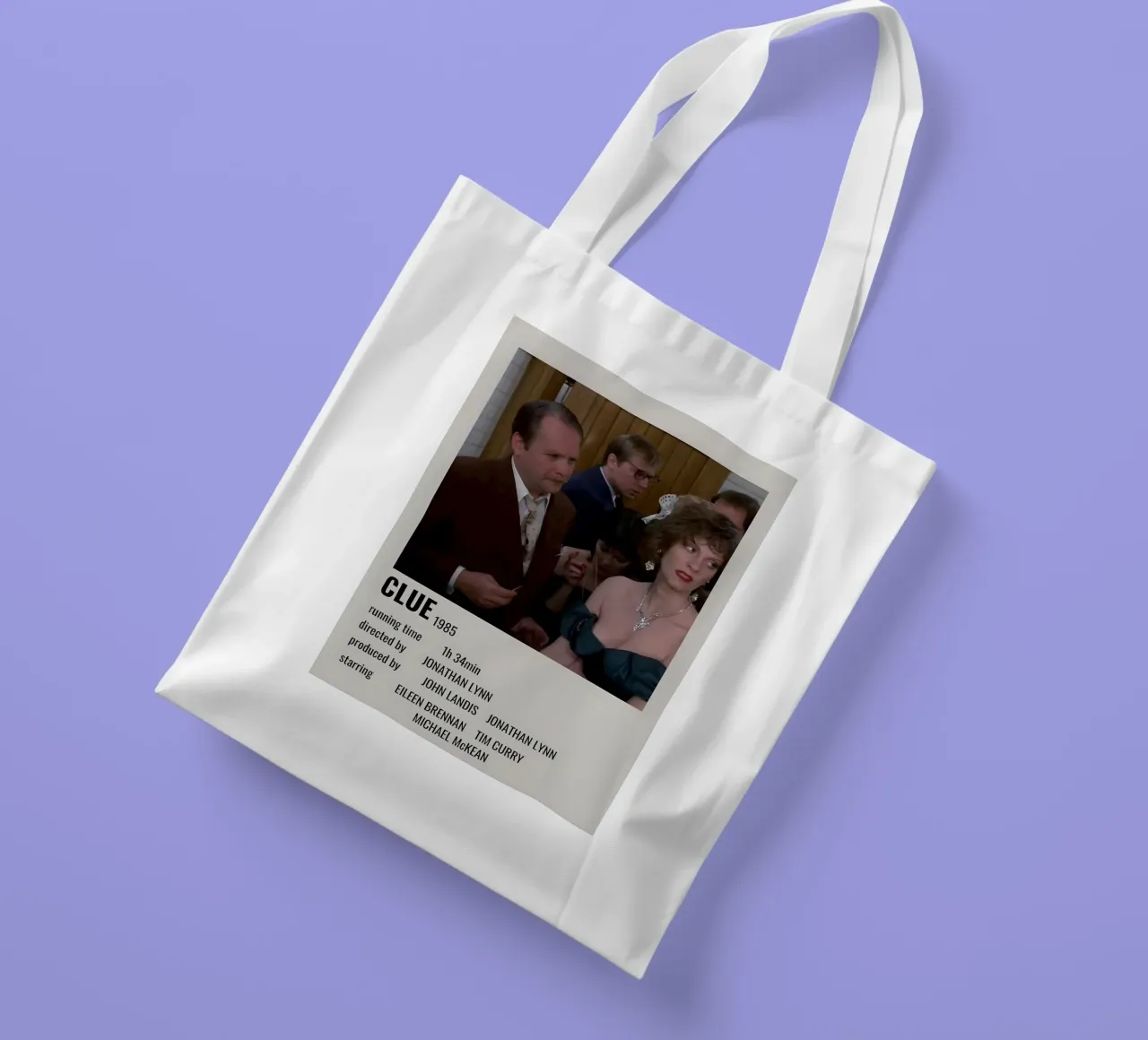 CLUE 1985 borsa in juta da MVFminimalist