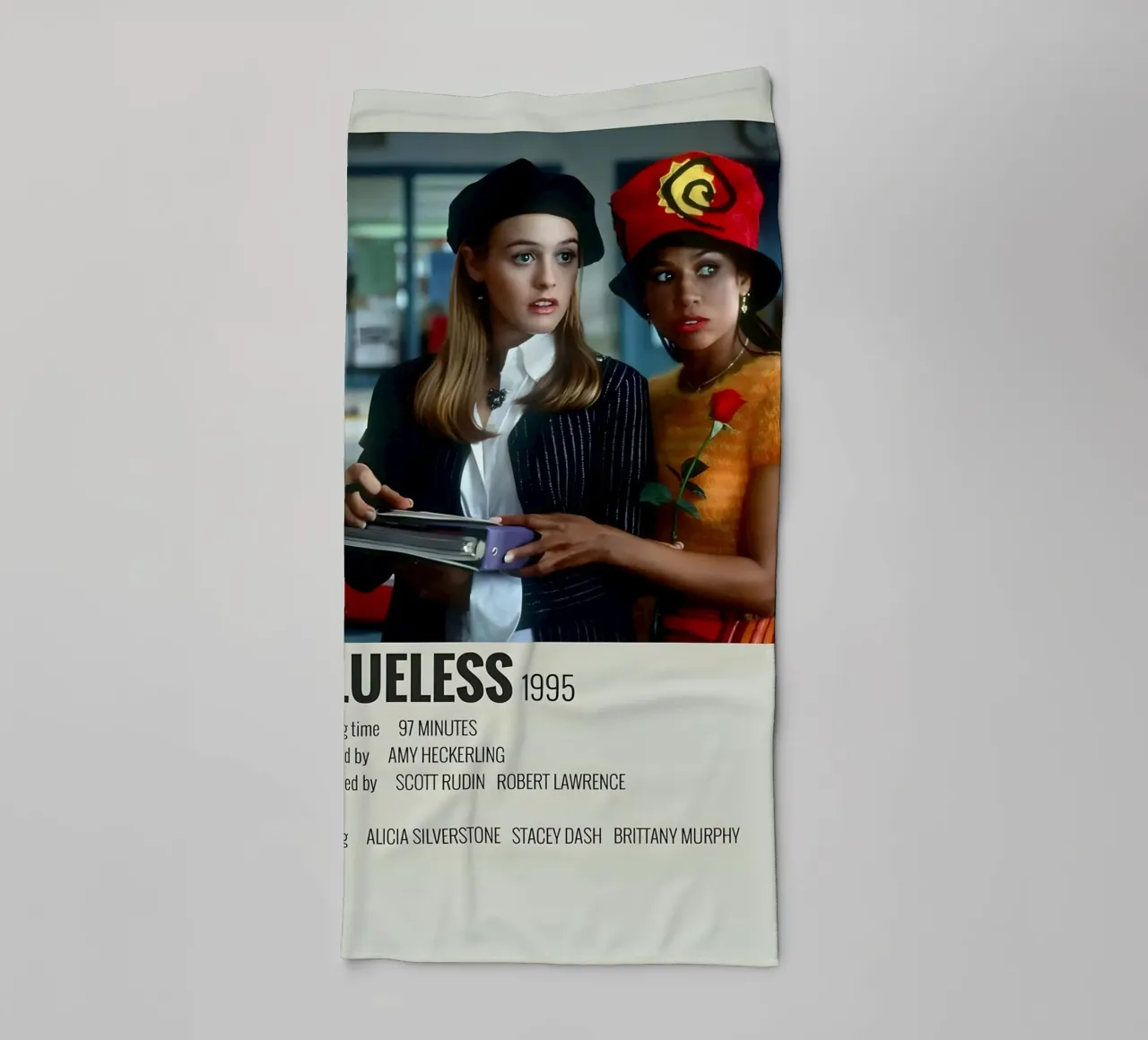 CLUELESS 1995 asciugamano da bagno da MVFminimalist