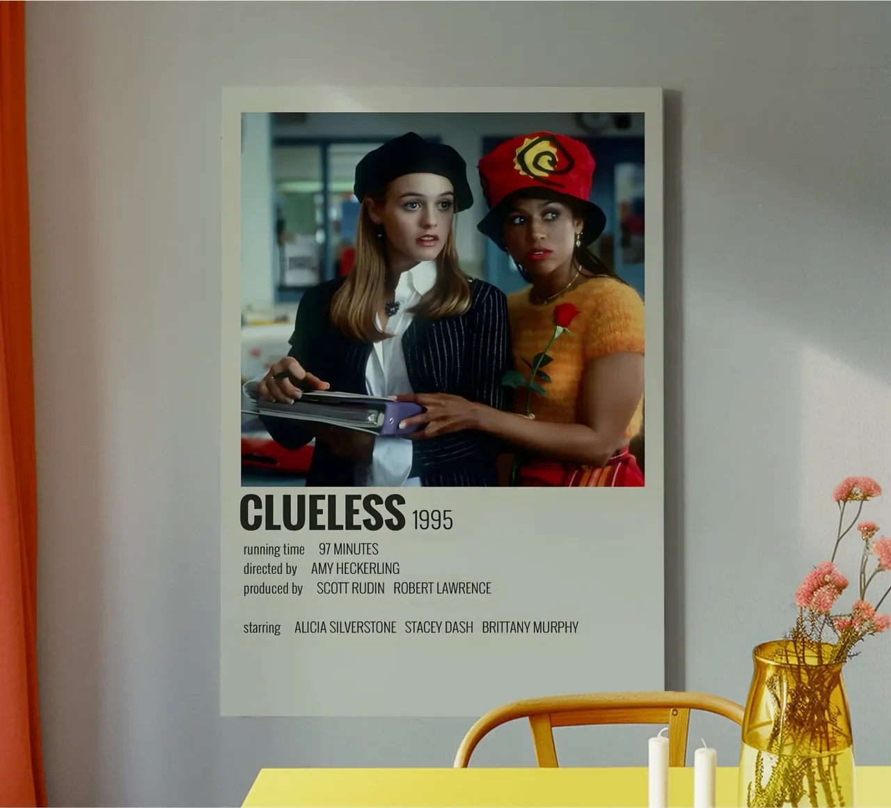 CLUELESS 1995 tela con Cornice a cassetta da MVFminimalist