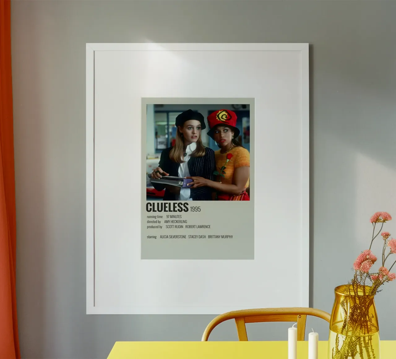 CLUELESS 1995 poster da MVFminimalist