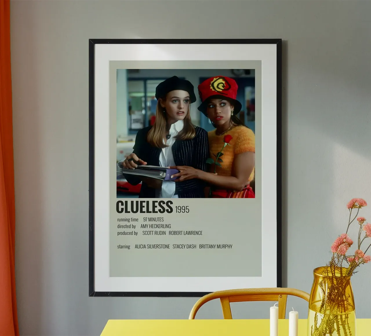 CLUELESS 1995 poster da MVFminimalist