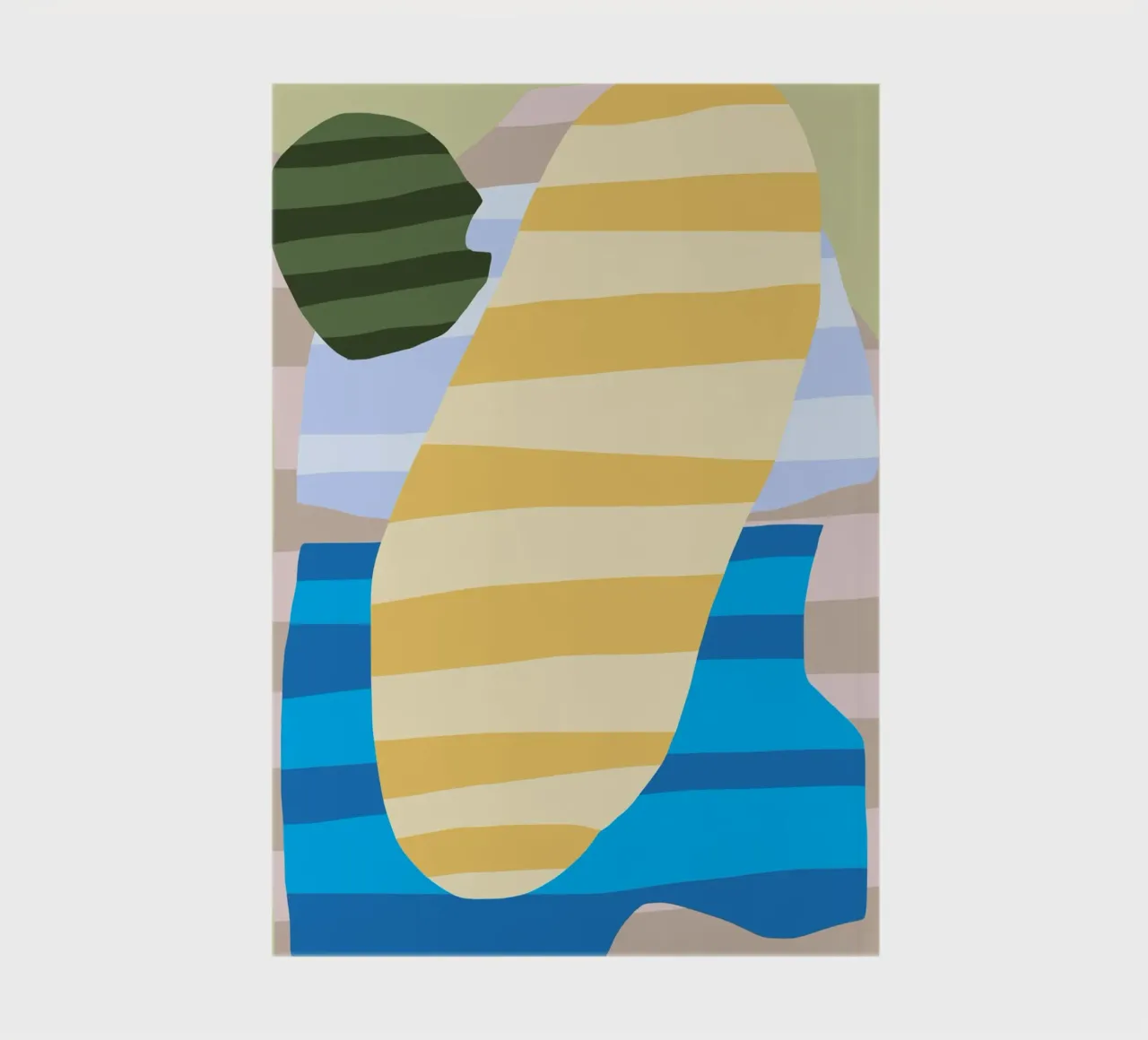 Color stripe collage 10 notebook by Little Dean