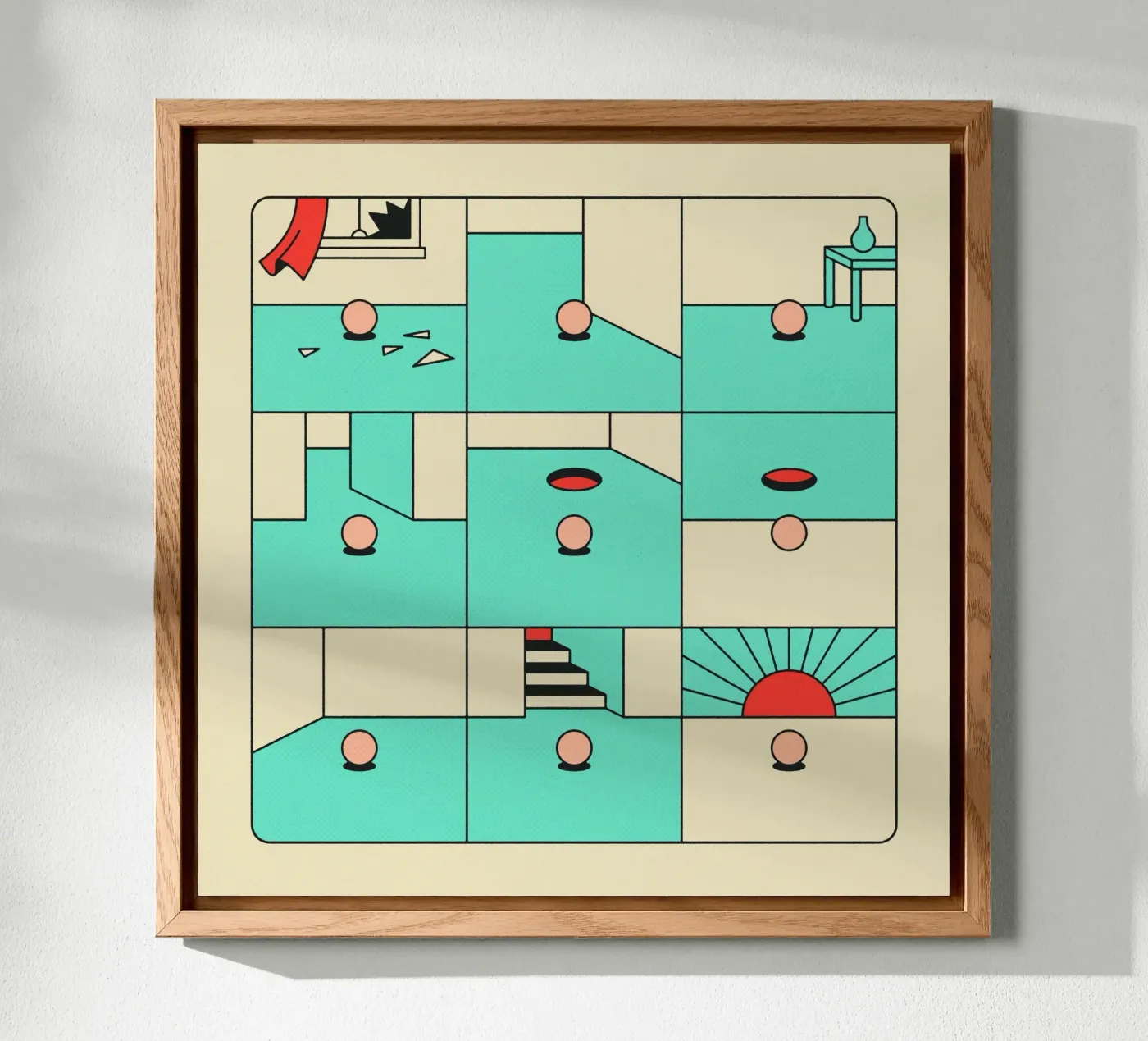 VA E VIENE pannello forex da Jazzberry Blue