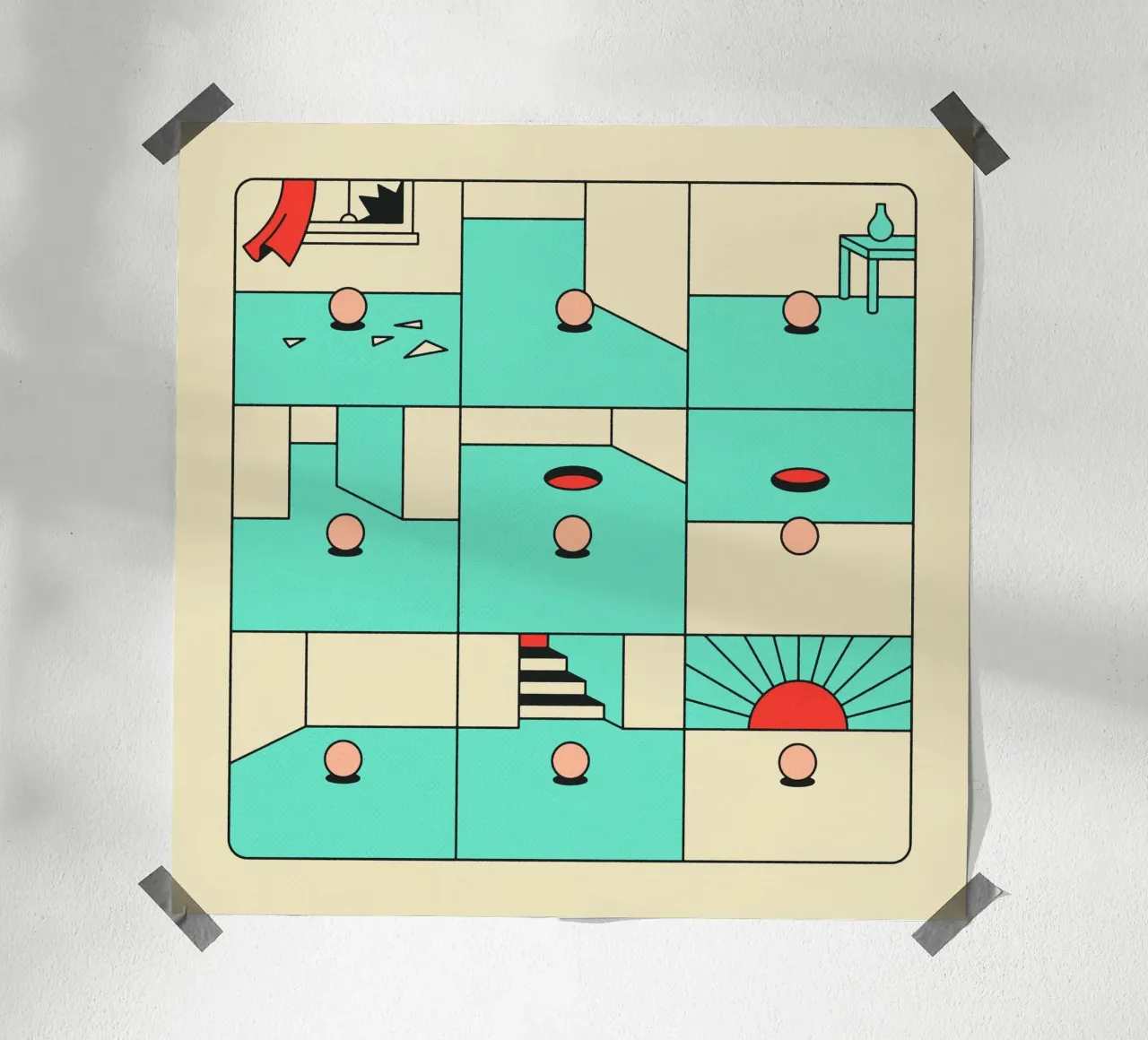 VA E VIENE poster da Jazzberry Blue