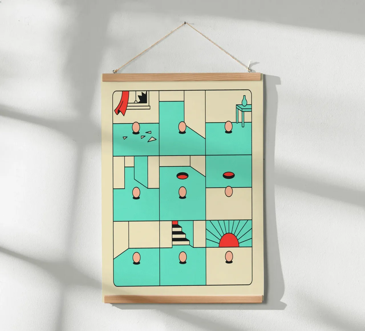 VA E VIENE poster da Jazzberry Blue