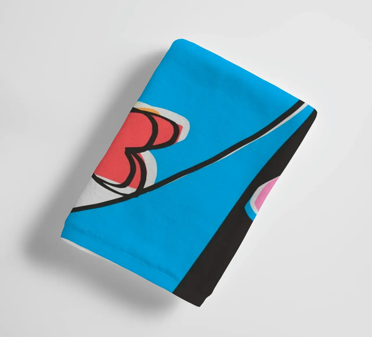 Portrait cubiste 02 serviette de bain de Little Dean