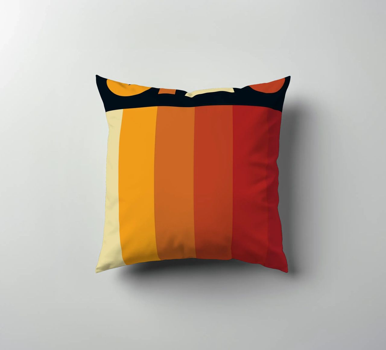 Ciao Retro Line Strip cuscino da Retro Boy Art