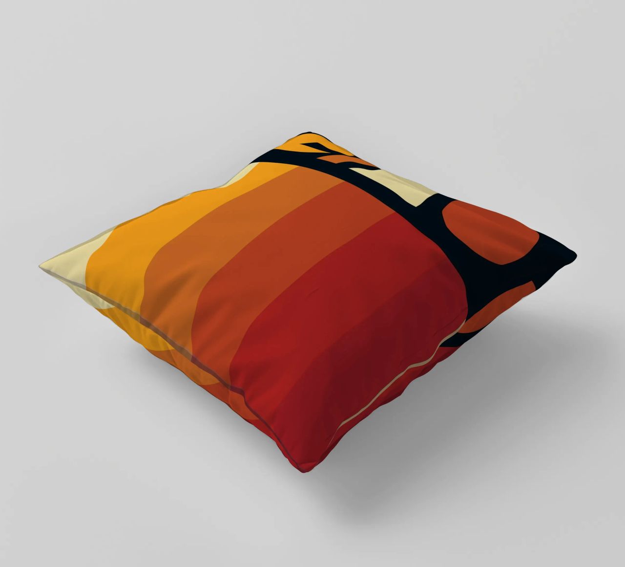Ciao Retro Line Strip cuscino da Retro Boy Art