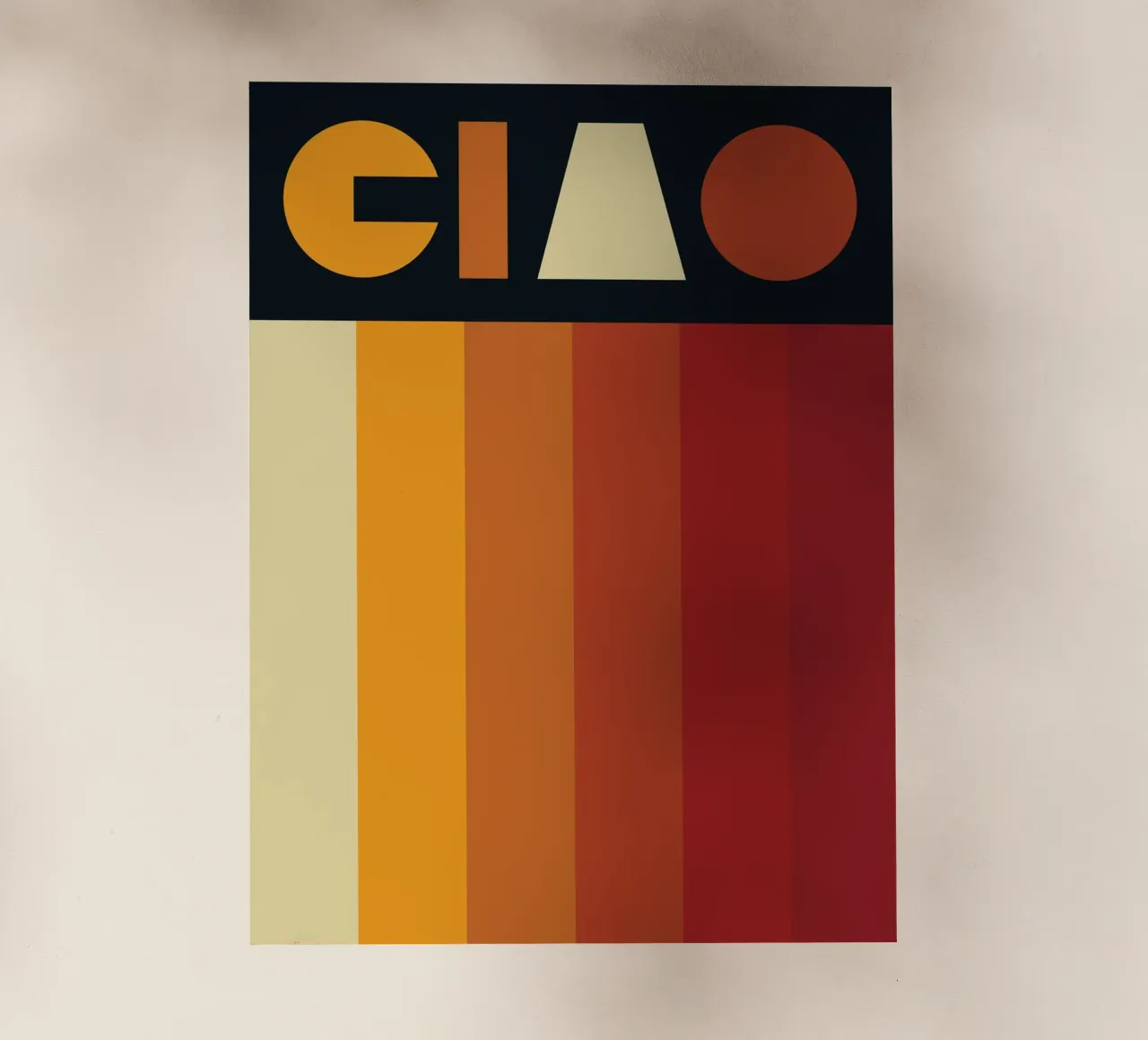 Ciao Retro Line Strip pellicola backlit da Retro Boy Art