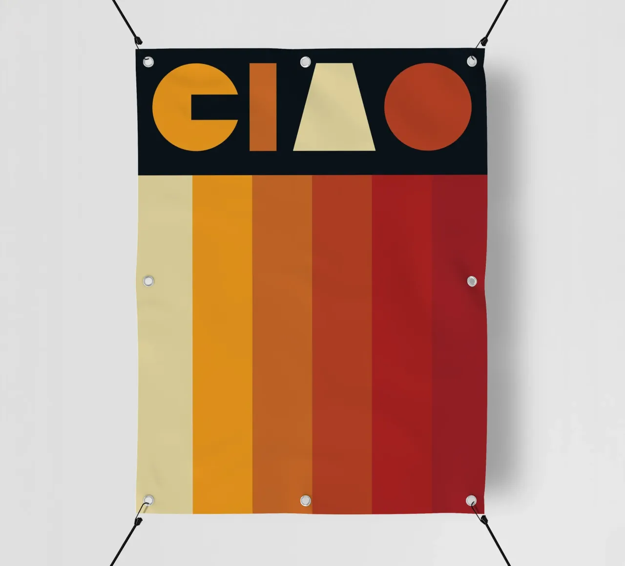 Ciao Retro Line Strip telo in pvc da Retro Boy Art