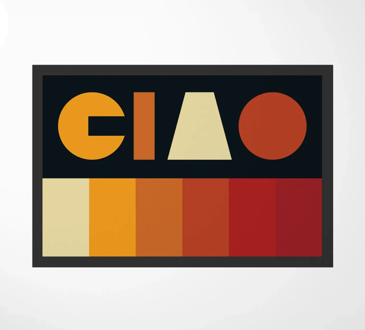 Ciao Retro Line Strip zerbino da Retro Boy Art