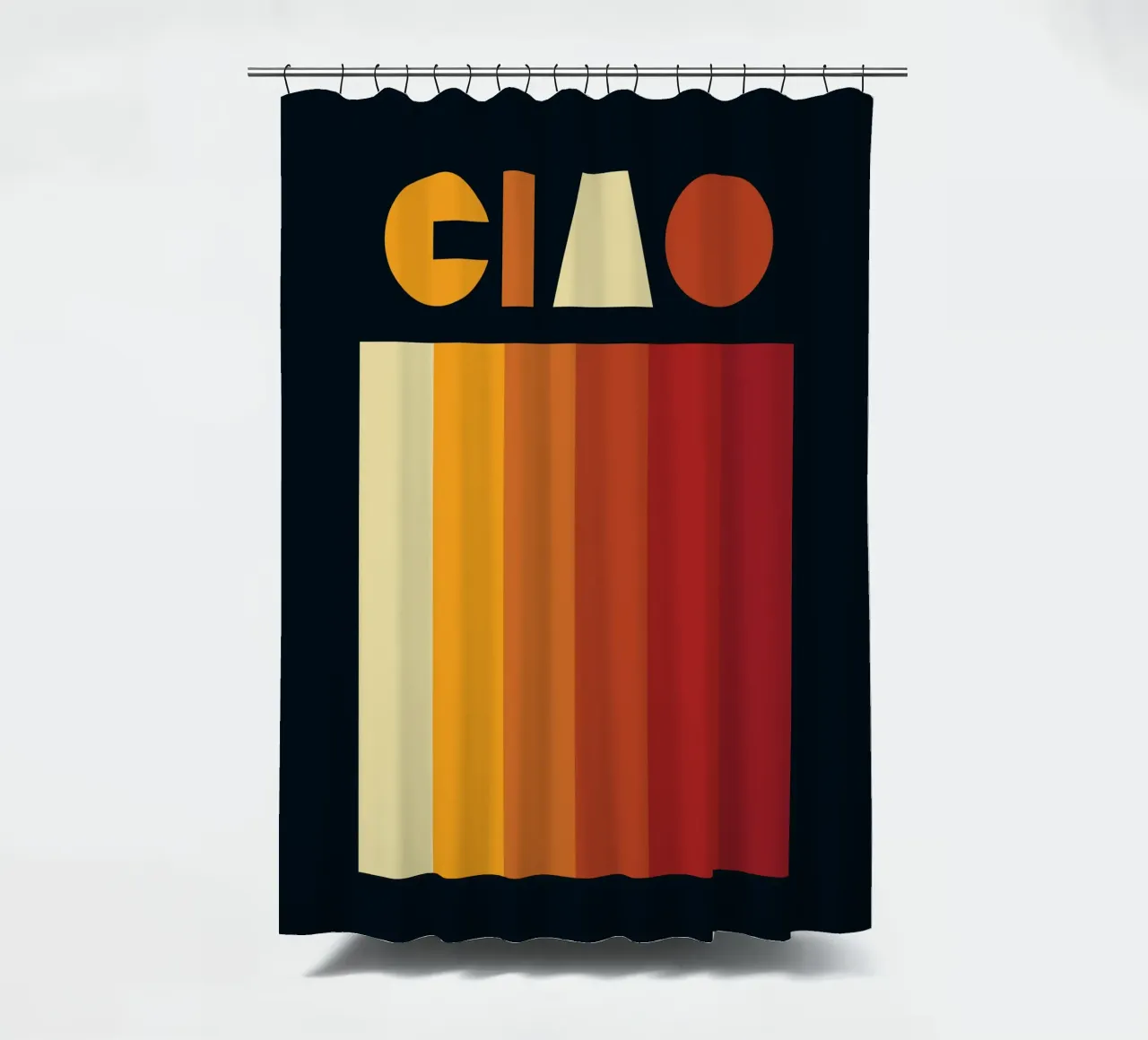Ciao Retro Line Strip tenda da doccia da Retro Boy Art