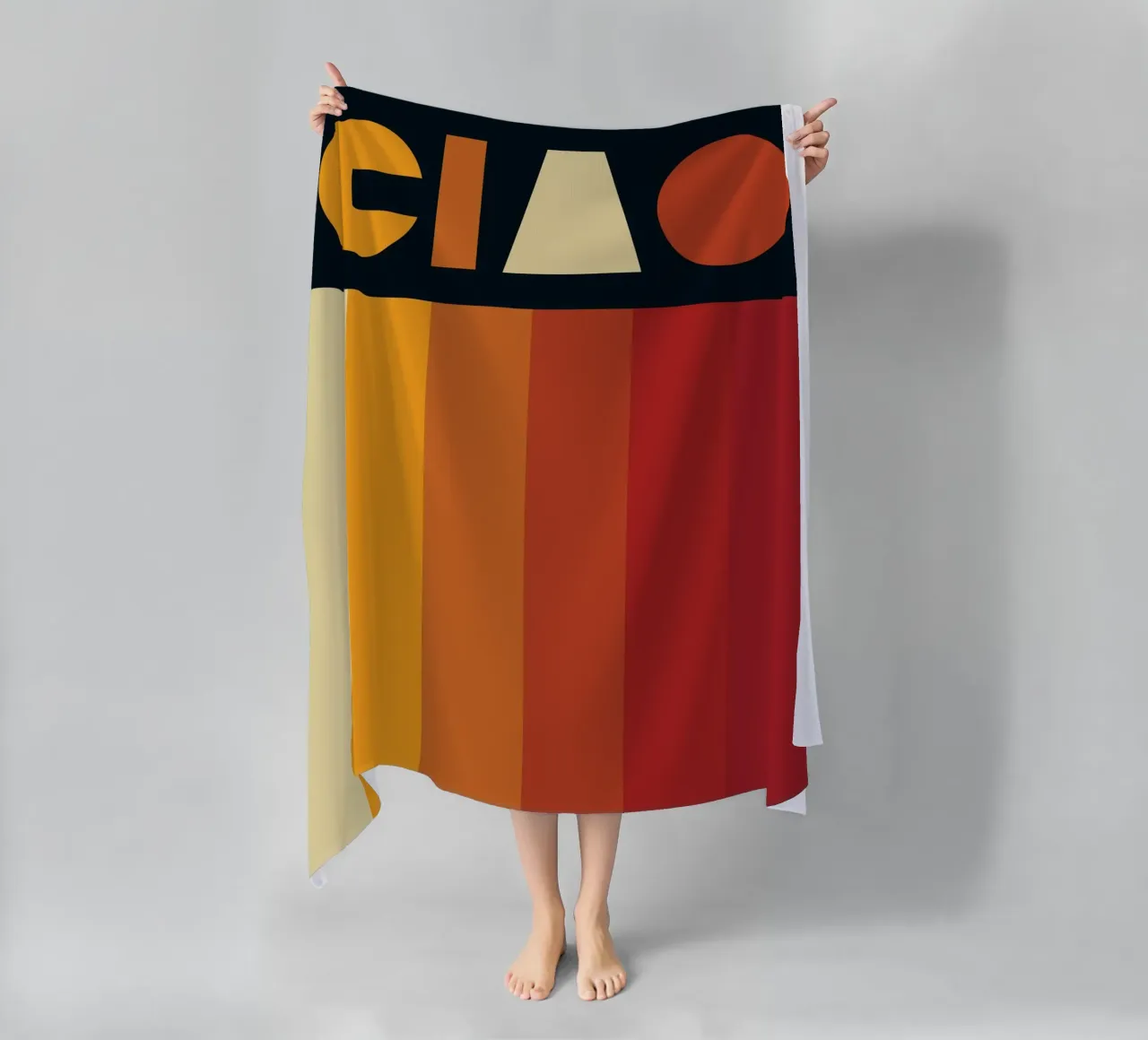 Ciao Retro Line Strip telo mare da Retro Boy Art