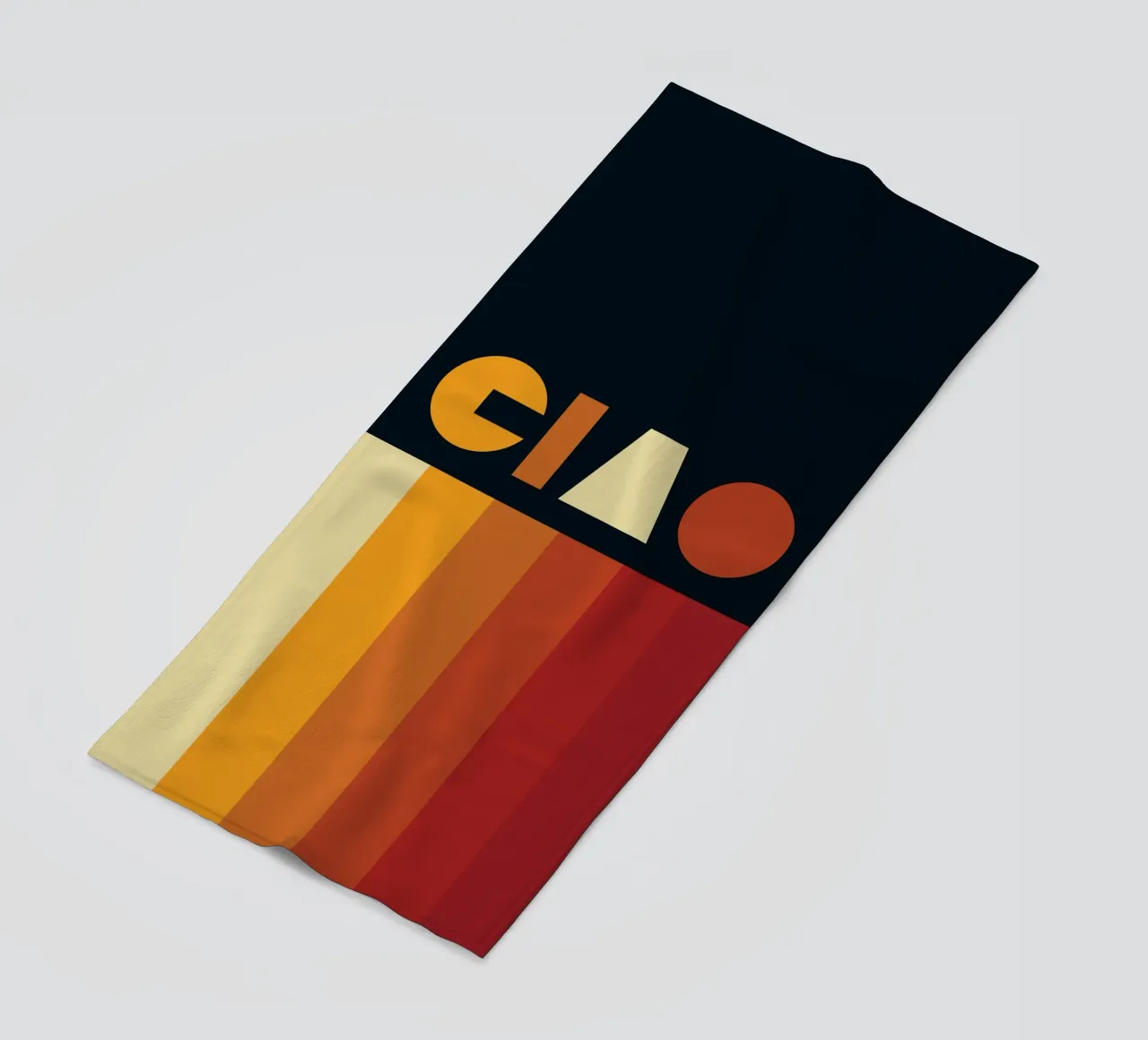 Ciao Retro Line Strip telo mare da Retro Boy Art