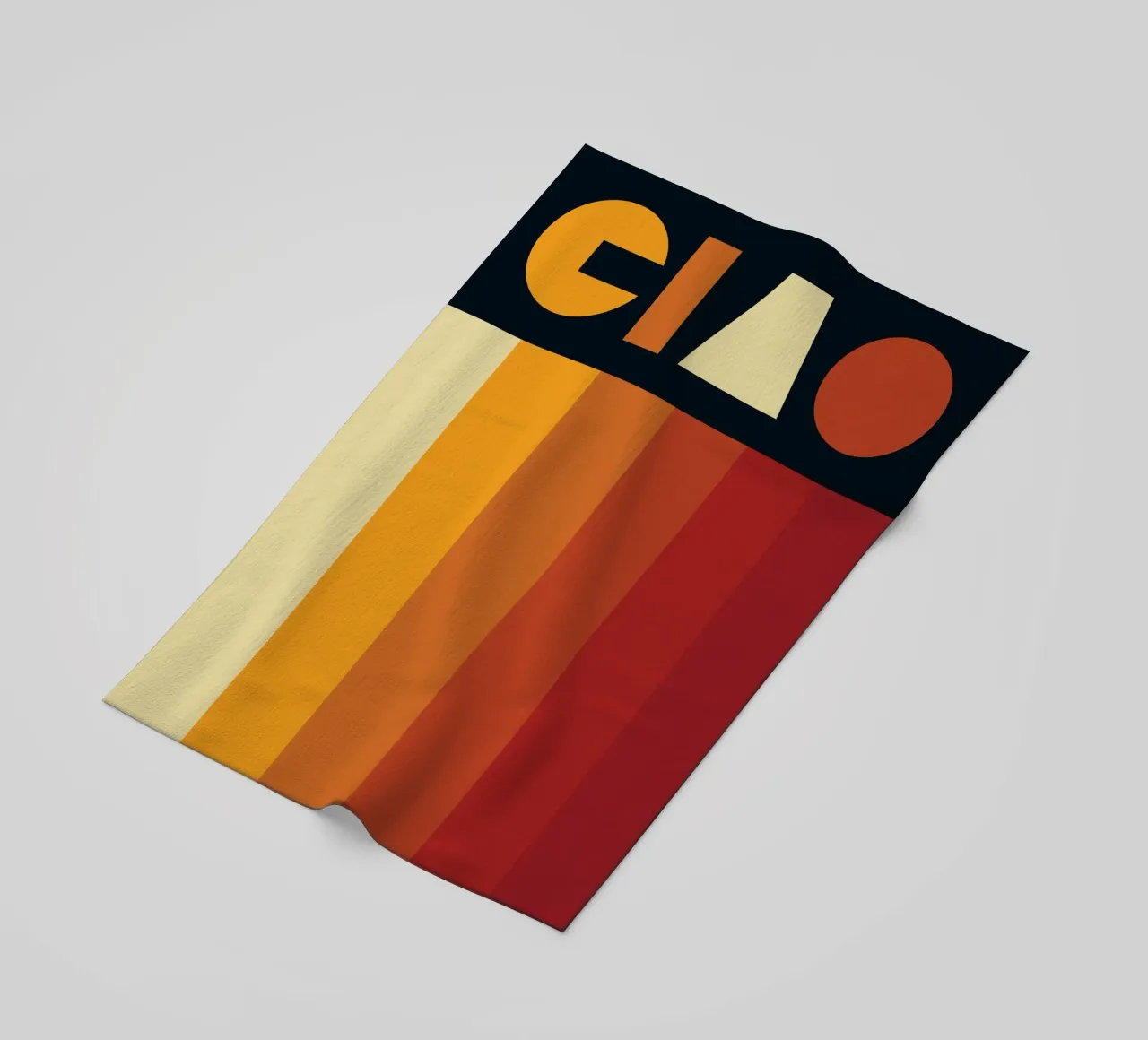 Ciao Retro Line Strip telo mare da Retro Boy Art