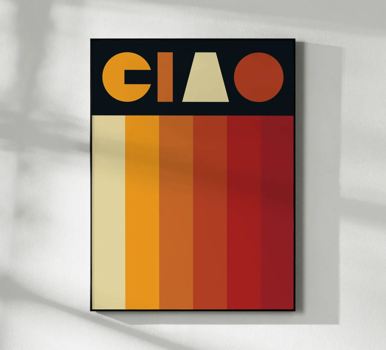 Ciao Retro Line Strip plexiglass da Retro Boy Art