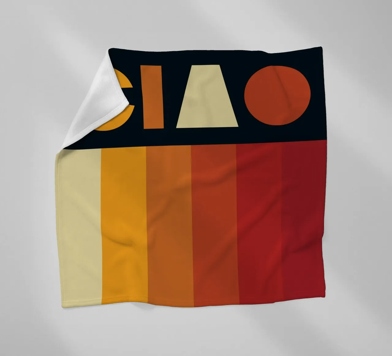 Ciao Retro Line Strip coperta in pile da Retro Boy Art