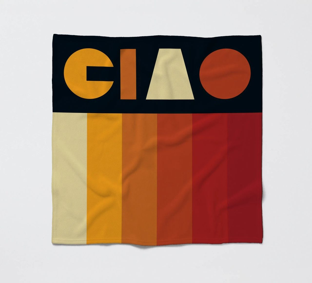 Ciao Retro Line Strip coperta in pile da Retro Boy Art