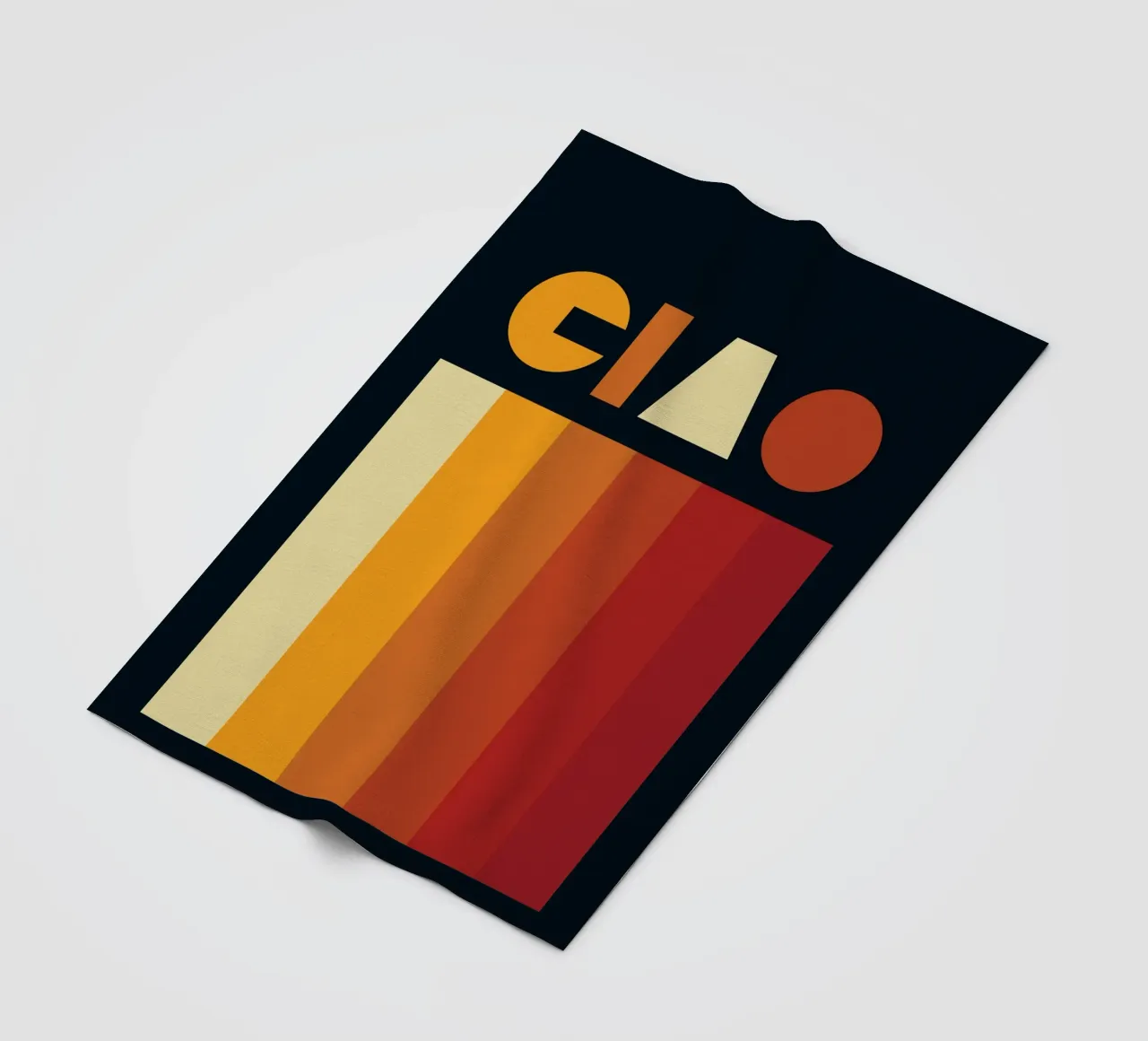 Ciao Retro Line Strip coperta in pile da Retro Boy Art