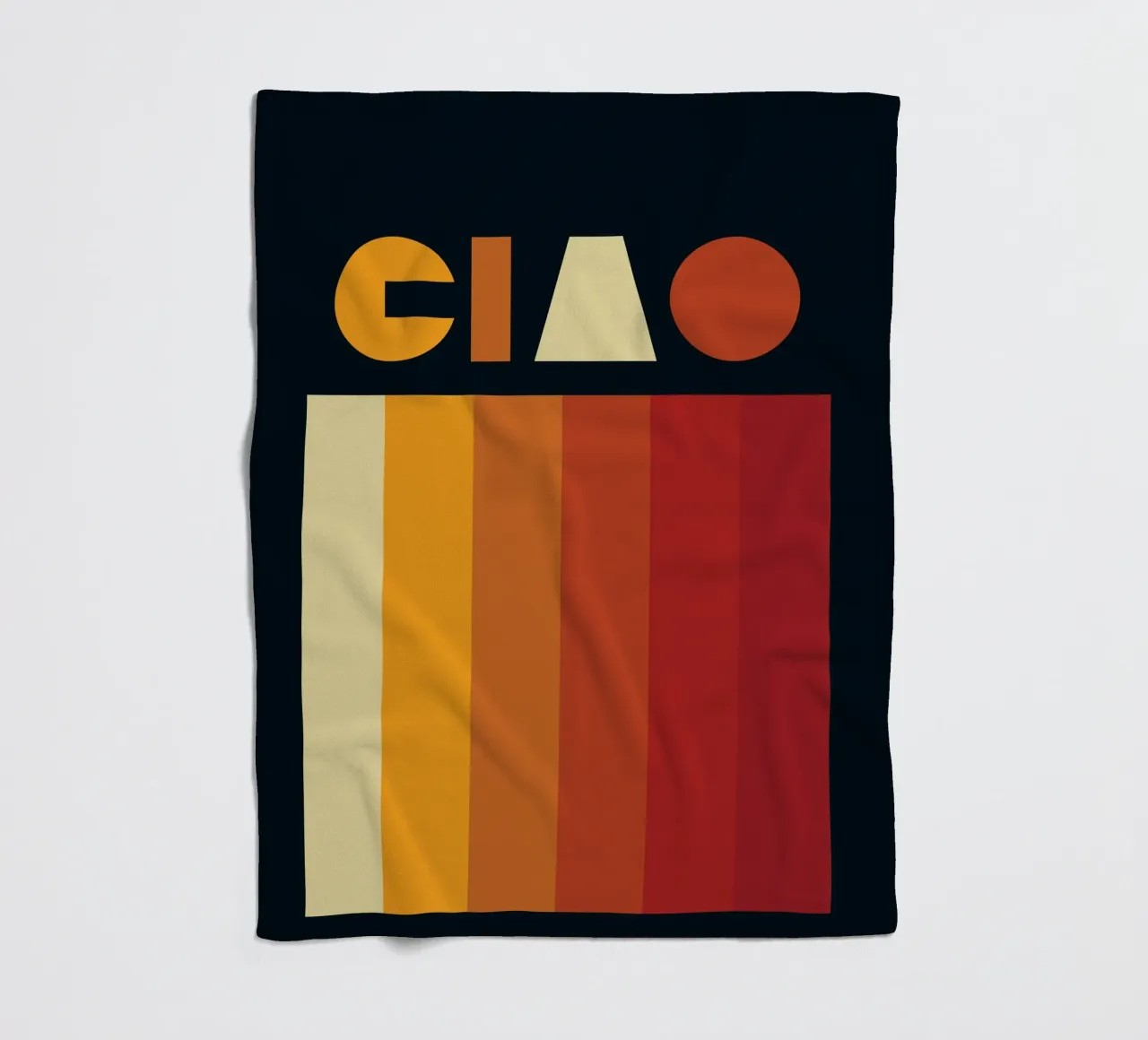 Ciao Retro Line Strip coperta in pile da Retro Boy Art