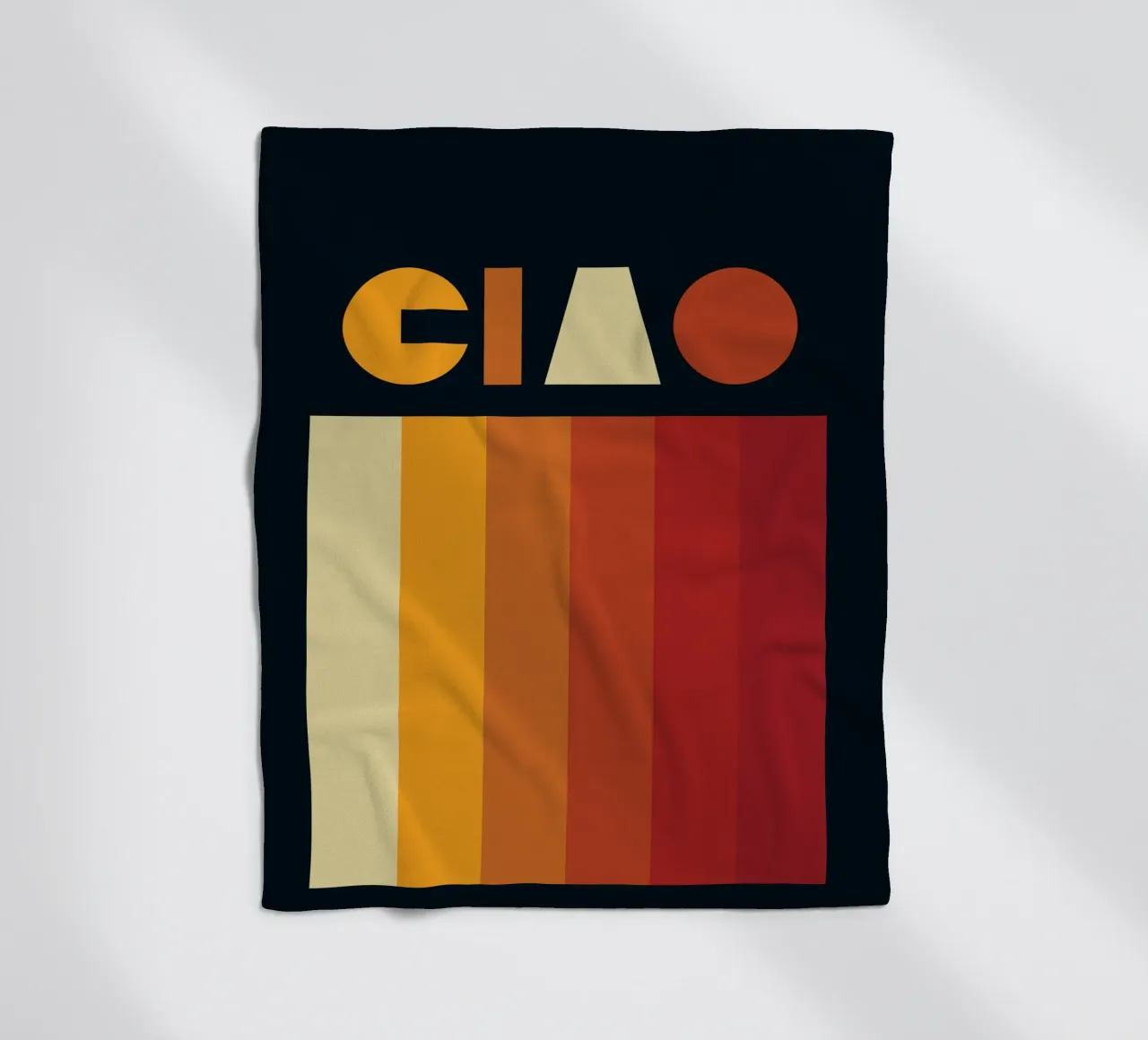 Ciao Retro Line Strip coperta in pile da Retro Boy Art