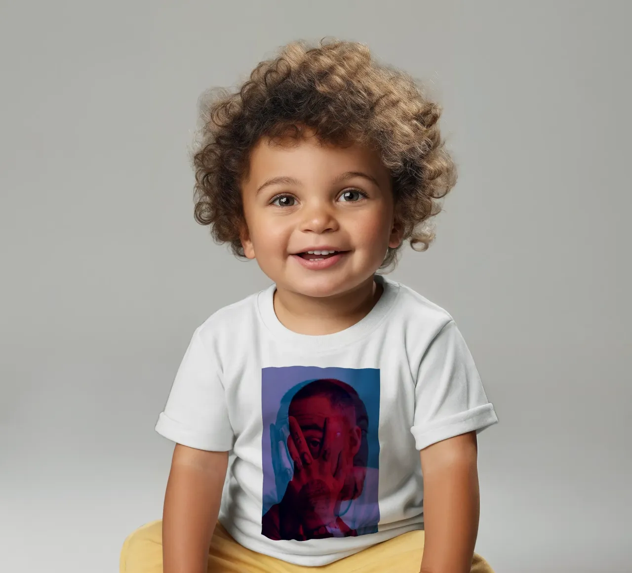 Faces Style Poster baby t-shirt by rockytamoe