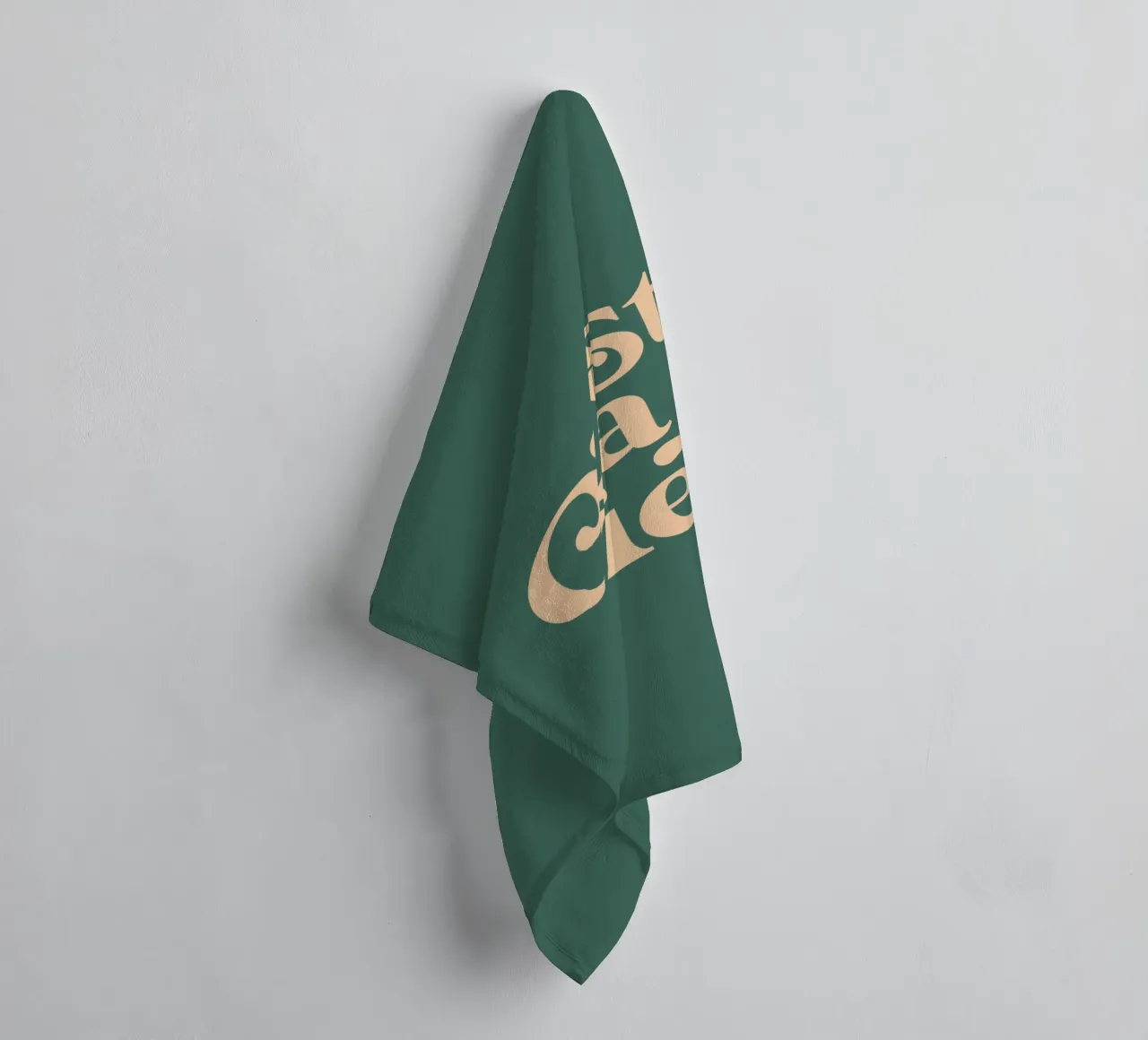 C'est La Vie Tipografia Design asciugamano da bagno da THE MOTIVATED TYPE
