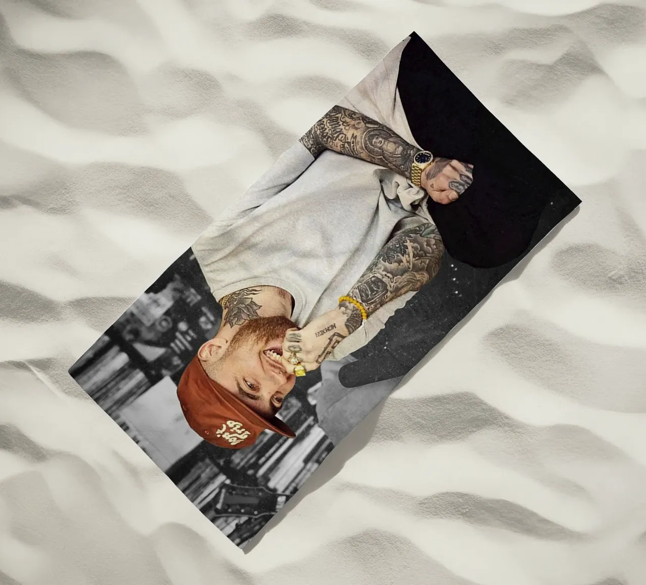 Smile Mac Miller Brown Hat Don't Trip Poster telo mare da rockytamoe