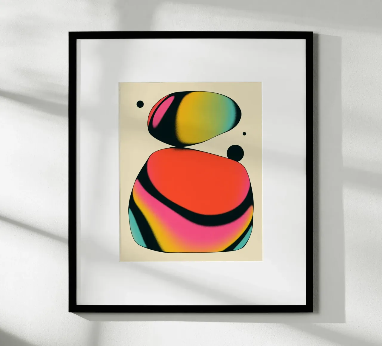 FRUTTA ELETTRICA 1 poster con telaio in legno da Jazzberry Blue
