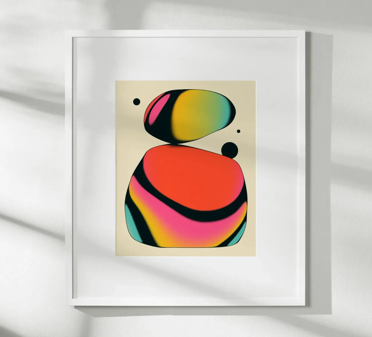 FRUTTA ELETTRICA 1 poster con telaio in legno da Jazzberry Blue