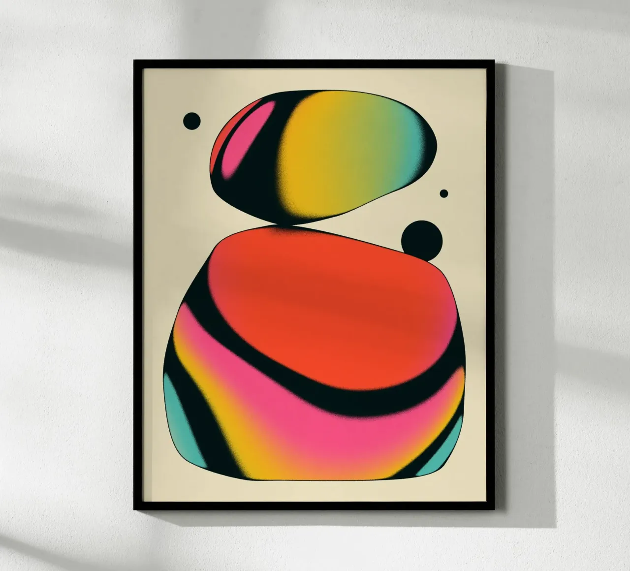 FRUTTA ELETTRICA 1 poster con telaio in legno da Jazzberry Blue