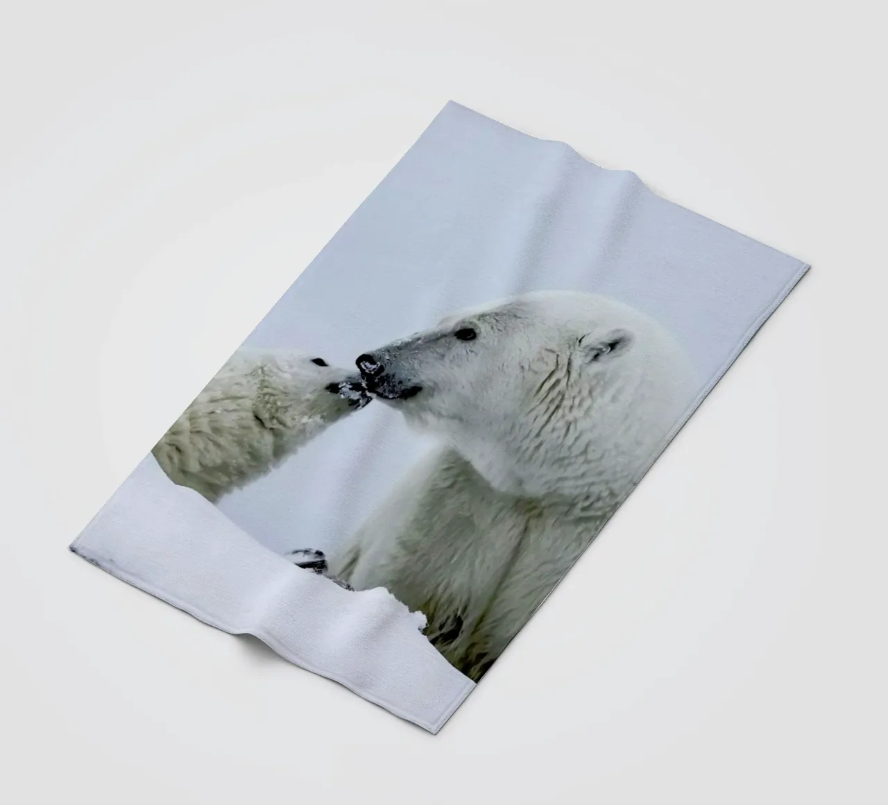 Bear with Young Cub coperta in pile da EyeEm Mobile GmbH