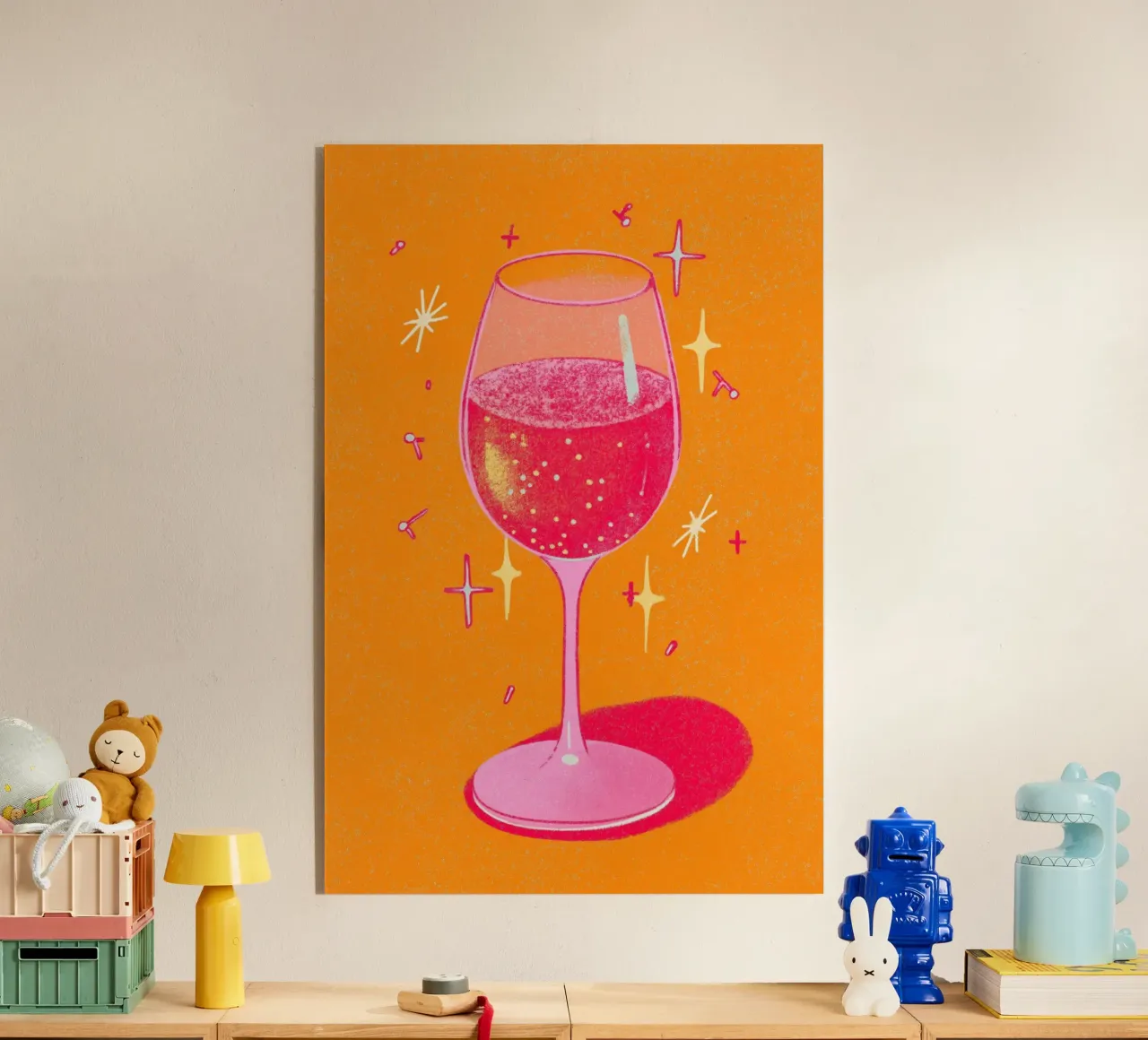 Champagne rosa plexiglass da Art Center