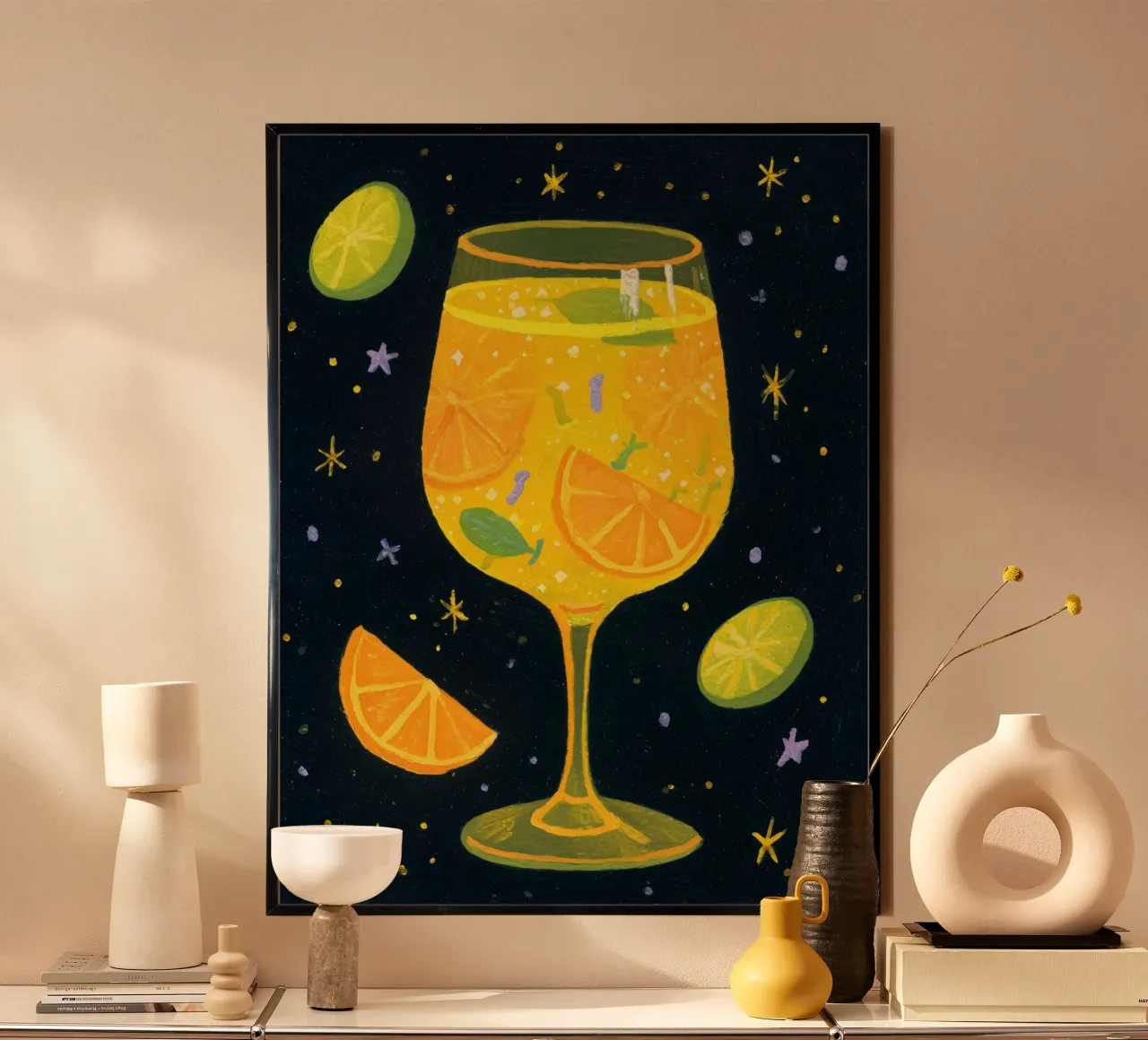 Limonata all'arancia poster da Art Center