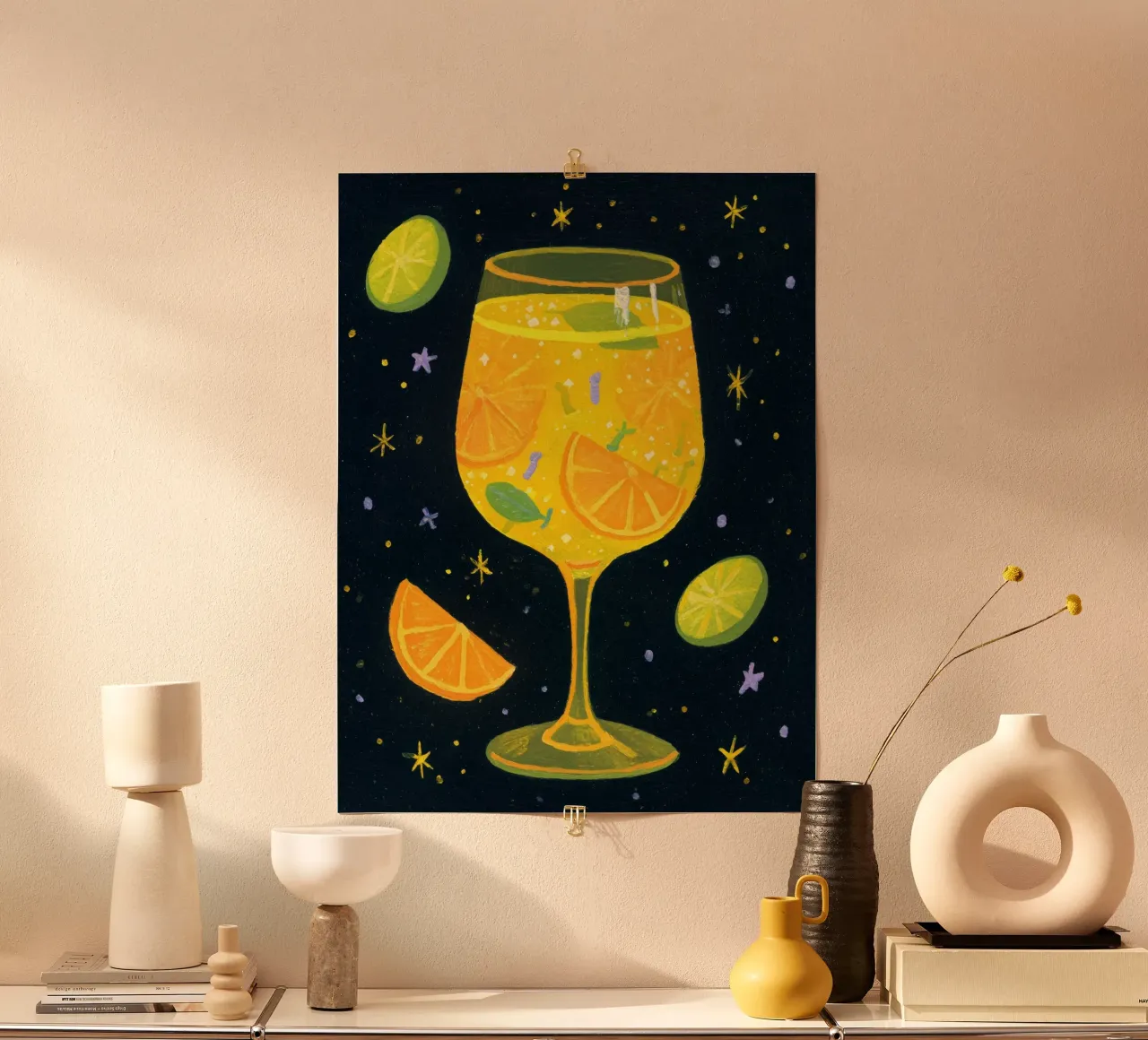 Limonata all'arancia poster da Art Center