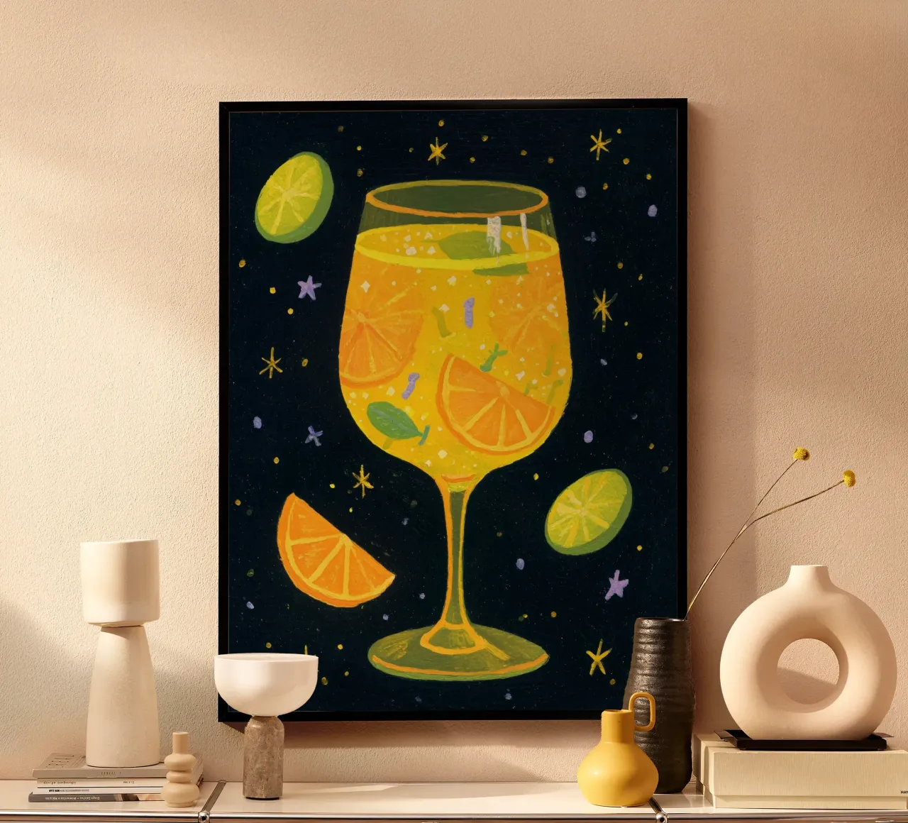 Limonata all'arancia poster da Art Center