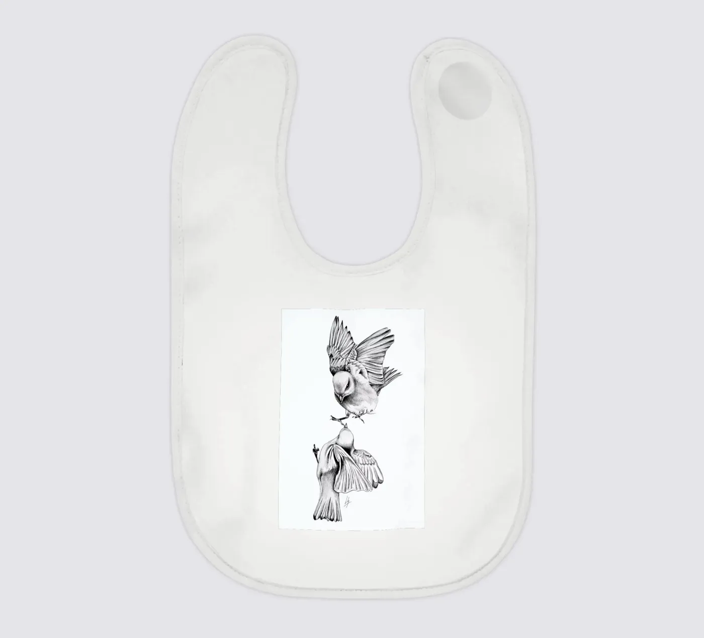 Birds Babylätzchen von Libby Watkins