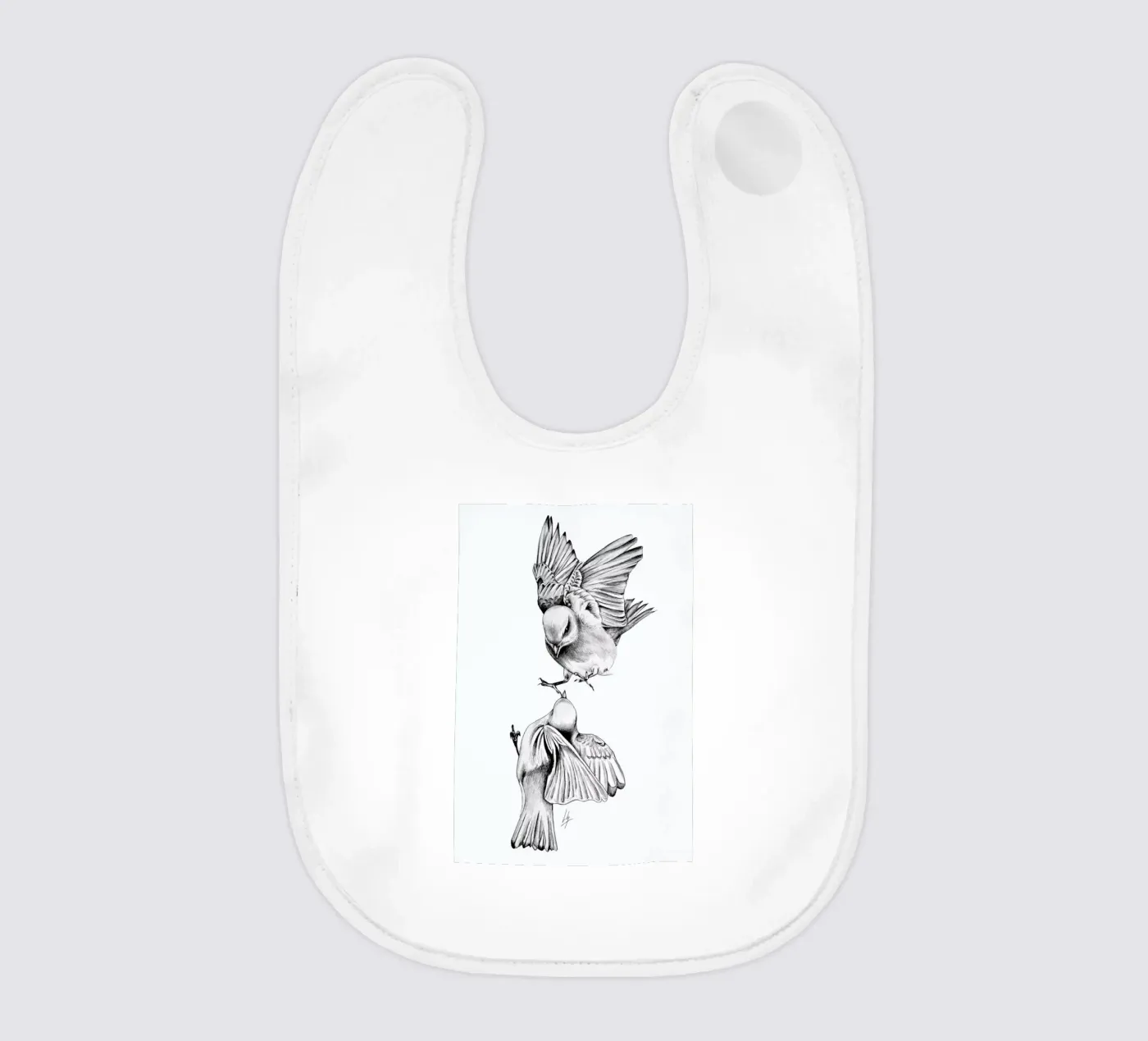 Birds Babylätzchen von Libby Watkins