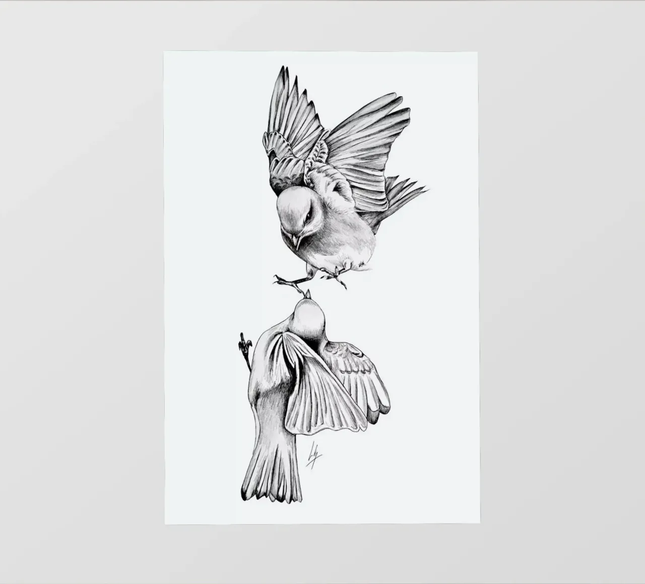 Birds telo in pvc da Libby Watkins