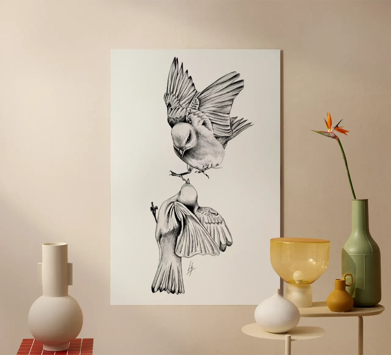 Birds plexiglass da Libby Watkins