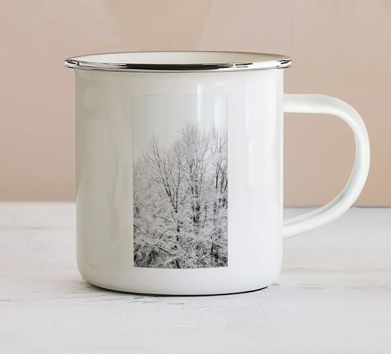 When Green Turns White tazza in smalto da Studio Nahili