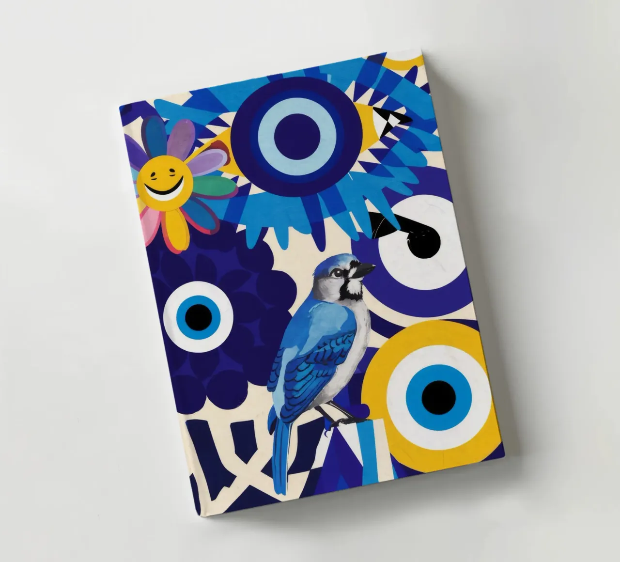 Talismán de mal de ojo azul cuaderno de Silk Palette