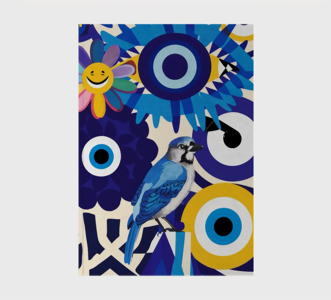 Talismán de mal de ojo azul cuaderno de Silk Palette