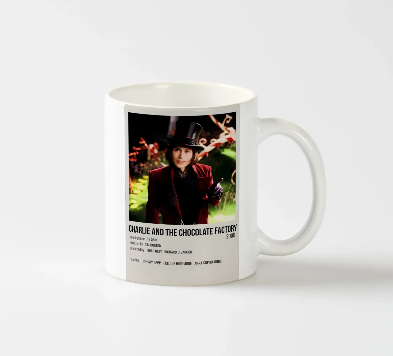 CHARLIE AND THE CHOCOLATE FACTORY 2005 tazza in ceramica da MVFminimalist