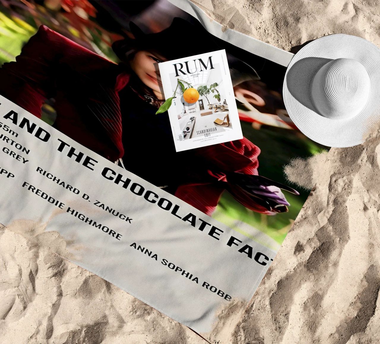 CHARLIE AND THE CHOCOLATE FACTORY 2005 telo mare da MVFminimalist