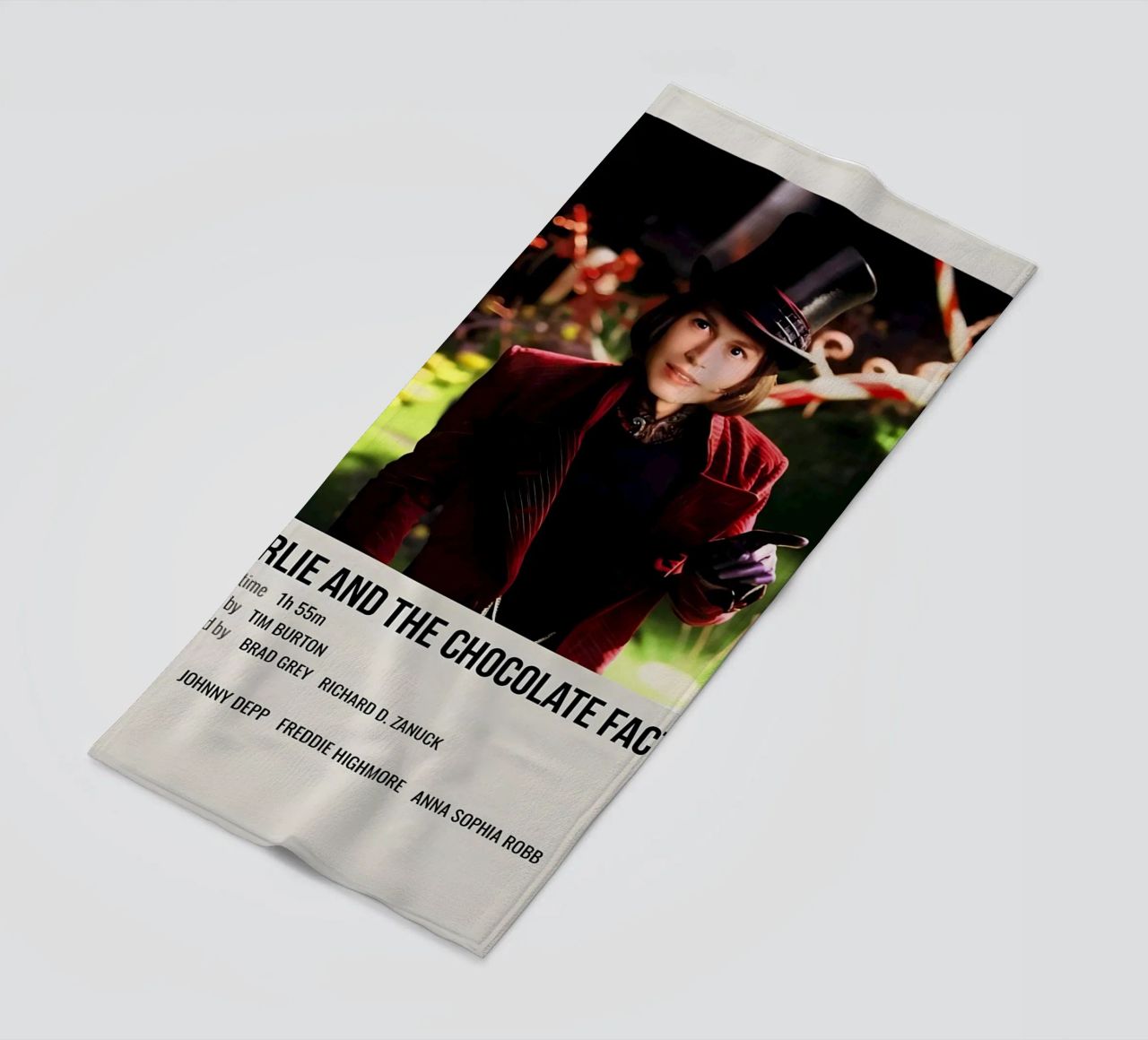 CHARLIE AND THE CHOCOLATE FACTORY 2005 telo mare da MVFminimalist