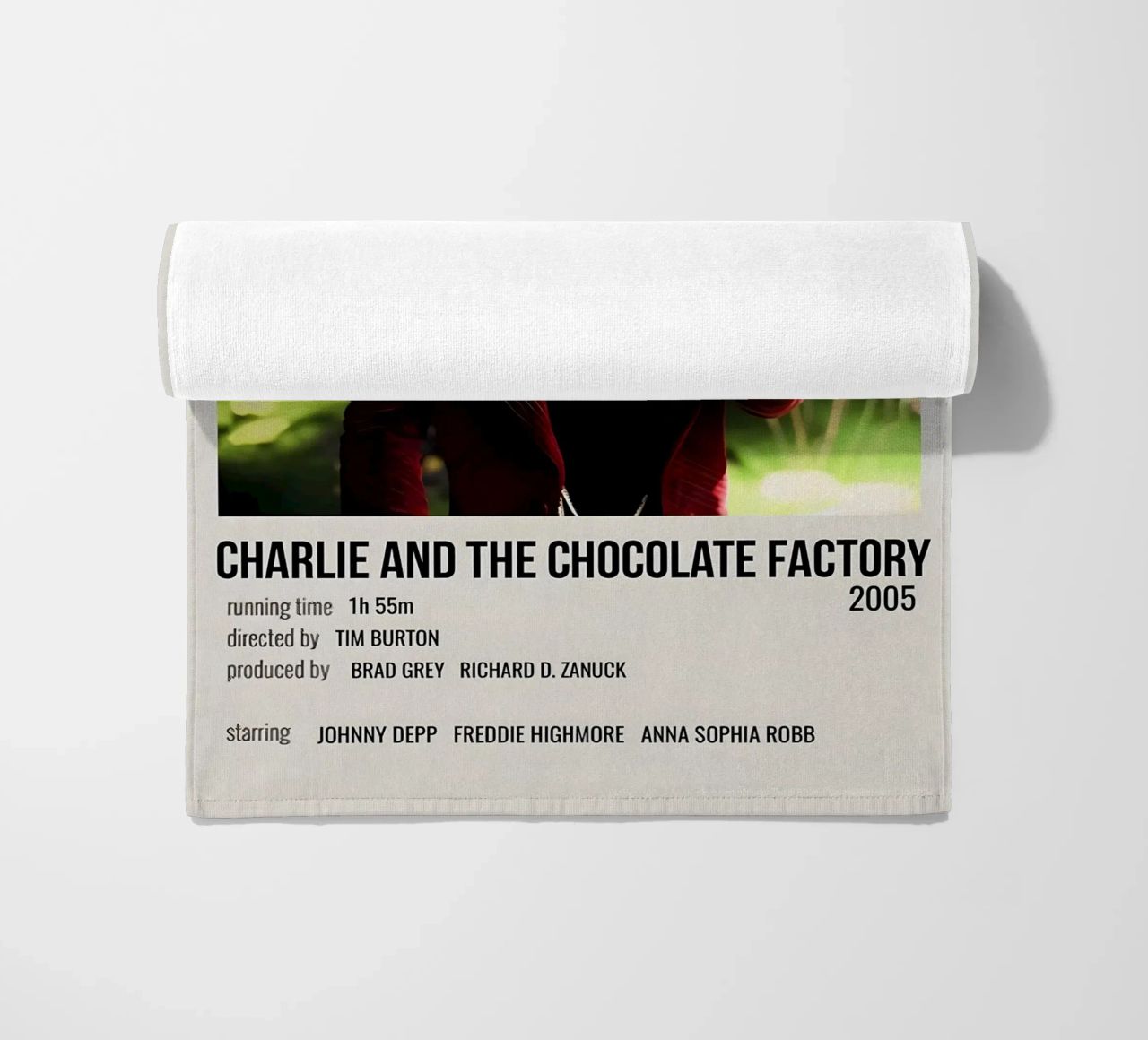 CHARLIE AND THE CHOCOLATE FACTORY 2005 telo mare da MVFminimalist