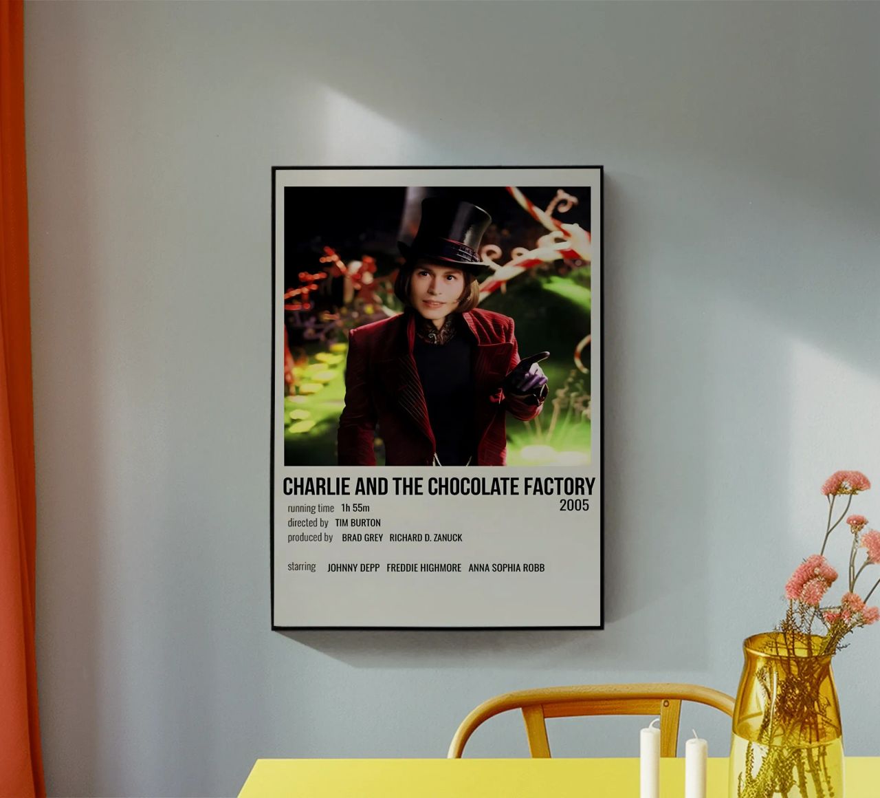 CHARLIE AND THE CHOCOLATE FACTORY 2005 plexiglass da MVFminimalist