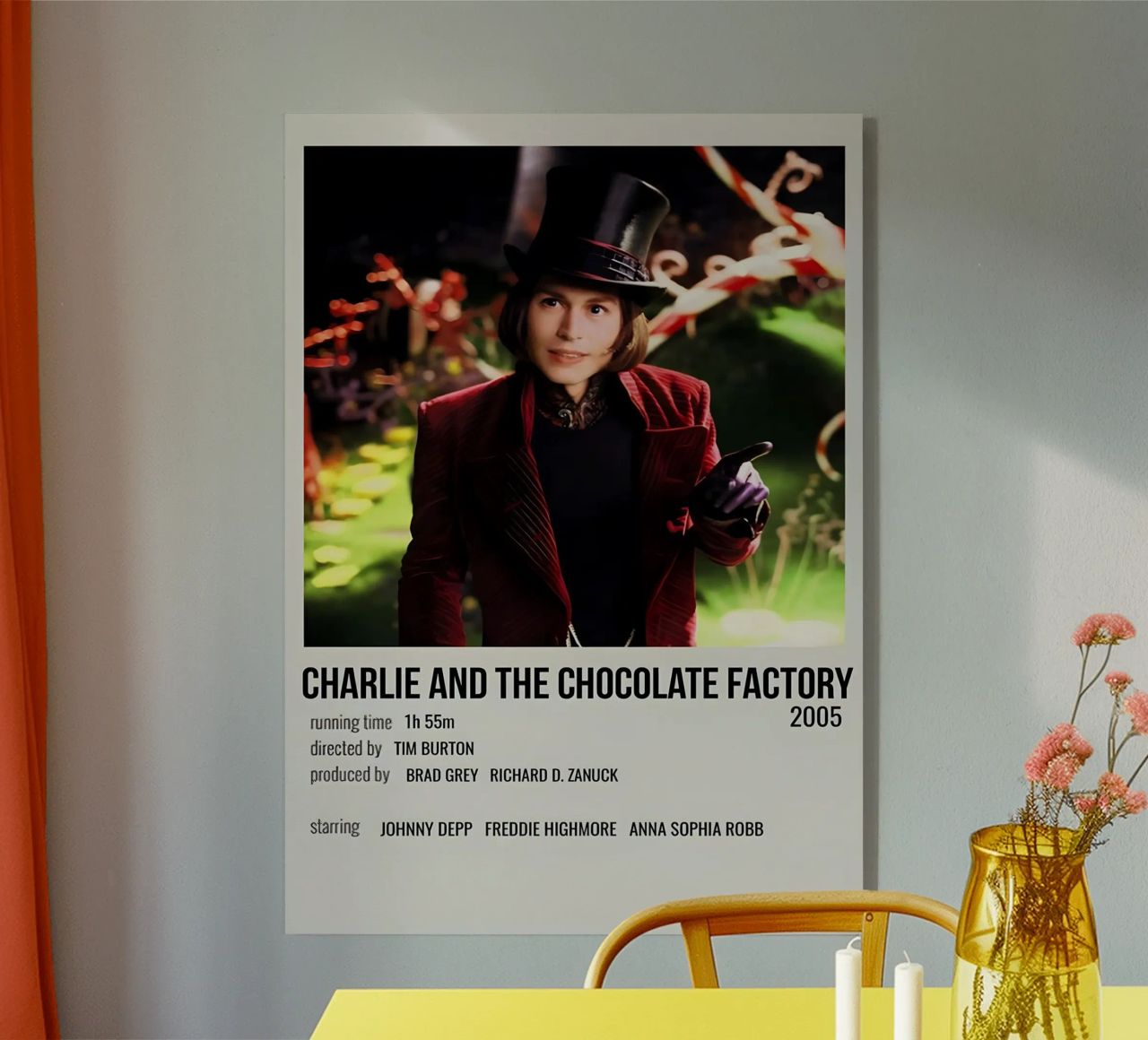 CHARLIE AND THE CHOCOLATE FACTORY 2005 plexiglass da MVFminimalist